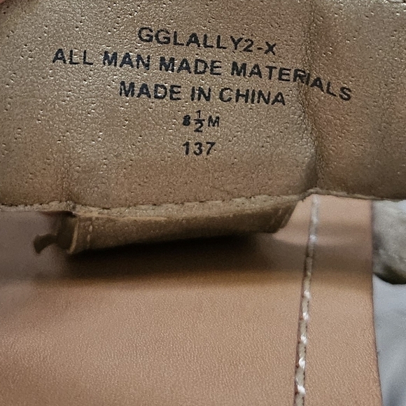 Guess Brown and Gold Braided Sandals with Buckle Accent - Picture 13 of 15